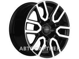 Khomen Wheels KHW1723 (Toyota LC Prado/Lexus GX) 8x17 6x139.7 ET25 106.1 Black-FP